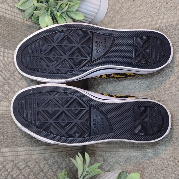 Limited Edition Converse X Andy Warhol Leather Banana Print Low Ox Sneakers - Picture 7 of 16